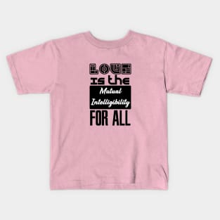 Significance Of Love Kids T-Shirt